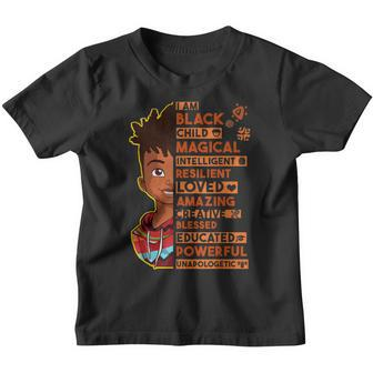I Am Black History Month Kids Boys African American Youth T-shirt | Mazezy