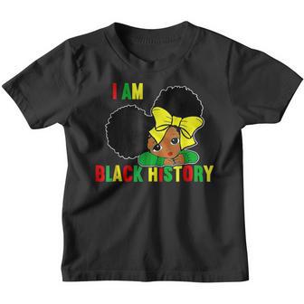 I Am Black History Month The Strong African Queen Girls Youth T-shirt - Thegiftio UK