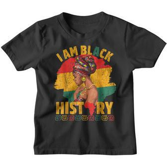 I Am Black History Women African Girls Black History Month Youth T-shirt - Seseable