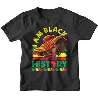 I Am The Strong African Queen Girls Black History Month V3 Youth T-shirt - Thegiftio UK
