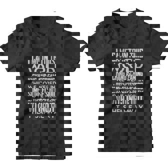 I Came Into This World Kicking And Screaming Youth T-shirt - Thegiftio