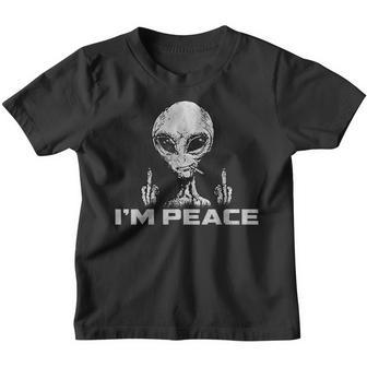 I Come In Peace Im Peace Couple Youth T-shirt - Thegiftio UK