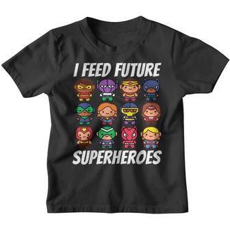 I Feed Future Superheroes School Lunch Lady Squad Youth T-shirt | Mazezy