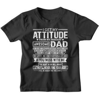 I Get My Attitude From My Freaking V2 Youth T-shirt - Monsterry UK