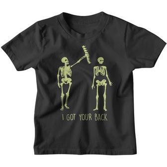I Got Your Back Halloween Skeleton Skull Sarcastic Men Women V2 Youth T-shirt - Thegiftio UK