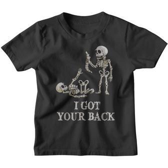I Got Your Back Halloween Skeleton Skull Sarcastic Men Women Youth T-shirt - Thegiftio UK