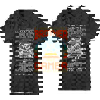 I Have Two Titles Brother And Gamer For Boys Brother So Kids Youth T-shirt - Seseable