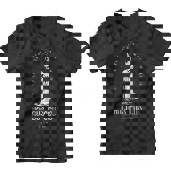 I Lit The Black Flame Candle Salem Halloween Witch Youth T-shirt - Thegiftio