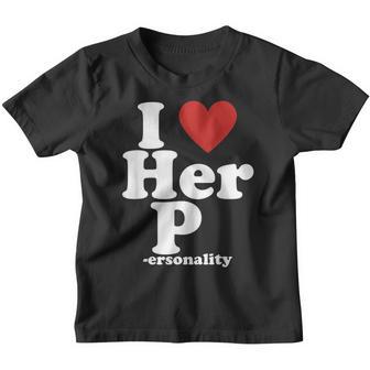 I Love His D- Love Her P- Funny Matching Couple Youth T-shirt - Thegiftio UK