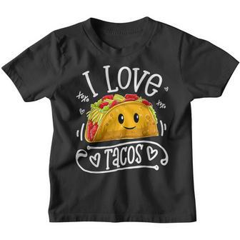 I Love Tacos T Cinco De Mayo Women Men Kids Boys Taco Youth T-shirt - Thegiftio UK