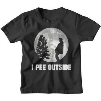 I Pee Outside I Love Peeing Outside Funny Camping Youth T-shirt - Thegiftio UK
