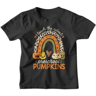 I Teach The Cutest Preschool Pumpkin Halloween Prek Teacher V2 Youth T-shirt - Thegiftio UK