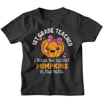 I Teach The Cutest Pumpkins In The Patch 1St Grade Teacher V11 Youth T-shirt - Thegiftio UK
