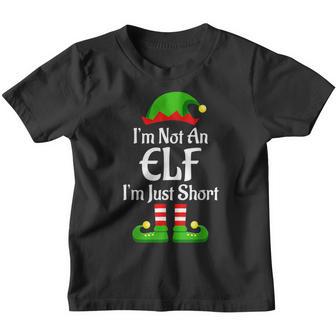 Im Not An Elf Family Christmas Pjs Matching Men Women Kids Youth T-shirt - Thegiftio UK