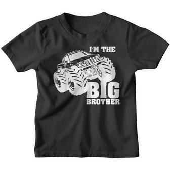 Im The Big Brother Monster Truck Kids Boys Bro Youth T-shirt - Thegiftio UK