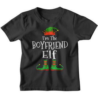 Im The Boyfriend Elf Family Matching Funny Christmas Youth T-shirt - Thegiftio UK