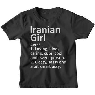 Iranian Girl Iran Gift Funny Country Home Roots Descent Youth T-shirt - Thegiftio UK