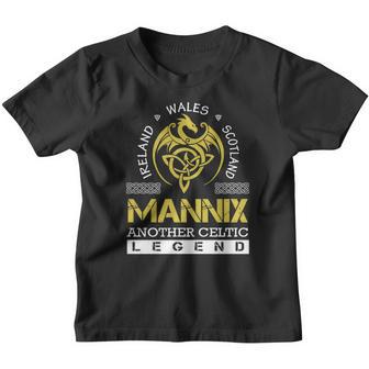 Ireland Wales Scotland Mannix Another Celtic Legend Name Shirts Youth T-shirt - Thegiftio UK