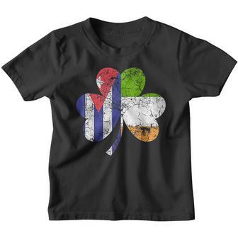 Irish Cuban Flag Ireland Shamrock St Patricks Day V2 Youth T-shirt - Thegiftio UK