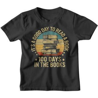 Its A Good Day To Read A Book Lovers 100 Days Of School Youth T-shirt - Seseable