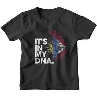 Its In My Dna Antigua Barbuda Flag Antiguan Roots Youth T-shirt - Thegiftio UK