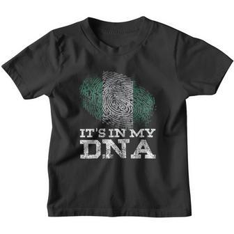 Its In My Dna Nigerian Design Afro Gifts Proud Nigeria Flag Youth T-shirt - Thegiftio UK
