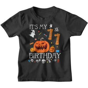 Its My 11Th Birthday Poop Halloween Costume Gift For Kids Youth T-shirt | Mazezy