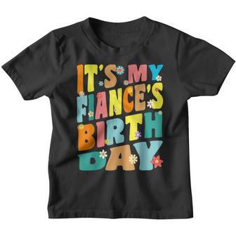 Its My Fiancés Birthday Retro Vintage Women Men Kids Youth T-shirt - Thegiftio UK