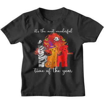 Its The Most Wonderful Time Of The Year Funny Dog Halloween Youth T-shirt - Thegiftio UK
