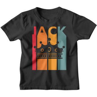 Jack Gift Idea For Boys Men Retro First Name Vintage Jack Youth T-shirt - Thegiftio UK