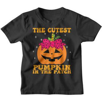 Jackolantern Halloween Pumpkin Unicorn Girl Toddler Kid Cute V7 Youth T-shirt - Thegiftio UK