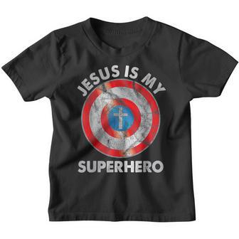 Jesus Is My Superhero Christian Jesus Lovers Men Women Kid Youth T-shirt - Thegiftio UK
