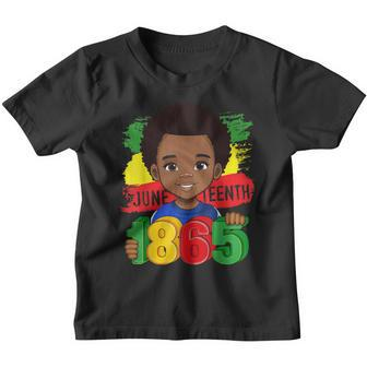 Junenth 1865 Brown Skin African American Boys Kid Toddler Youth T-shirt | Mazezy
