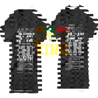 Junenth Black King Nutrition African American Mens Boys Youth T-shirt | Mazezy