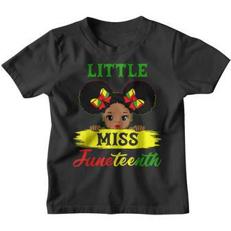 Junenth Celebrating 1865 Cute Black Girls Kids Toddler Youth T-shirt | Mazezy DE