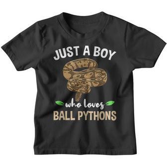 Just A Boy Who Loves Ball Pythons Youth T-shirt - Thegiftio UK