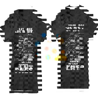 Just A Boy Who Loves Planets Solar System Astrology Space Youth T-shirt | Mazezy