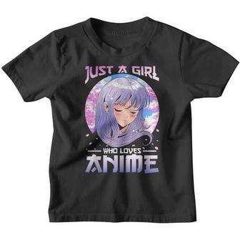 Just A Girl Who Loves Anime For N Girls Anime Youth T-shirt - Thegiftio UK