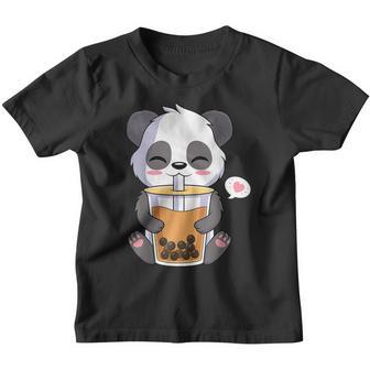 Kawaii Cute Anime Panda Otaku Japanese Bubble Boba Tea Gifts V2 Youth T-shirt - Thegiftio UK