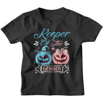 Keeper Of The Gender Pumpkins In Blue And Pink - Party Idea Youth T-shirt - Thegiftio UK