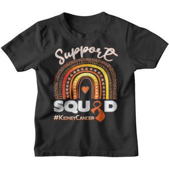 Kidney Cancer Support Squad Dark Blue Ribbon Youth T-shirt - Thegiftio UK