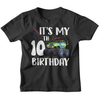 Kids 10 Years Old Birthday Boy Gifts For Boys 10Th 10Yr Bday Youth T-shirt | Mazezy