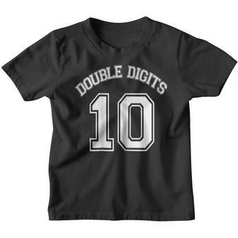 Kids 10Th Birthday Double Digits Day Youth T-shirt | Mazezy