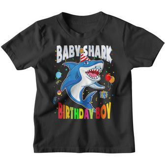Kids Birthday Shark Shirt - Baby Shark For Boys Youth T-shirt | Mazezy