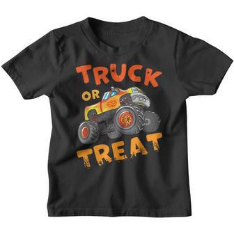 Kids Halloween For Men Monster Truck Outfit For Boys Youth T-shirt - Thegiftio UK
