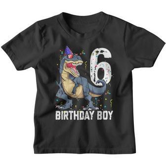 Kids Its My 6Th Birthday Gift Dinosaur 6 Year Old Tshirt For Boy Youth T-shirt | Mazezy UK