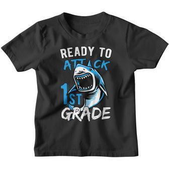 Kids Ready To Attack 1St Grade Boys First Day Of School Kids Youth T-shirt | Mazezy