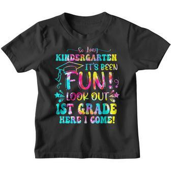 Kids So Long Kindergarten 1St Grade Here I Come Kindergarten Youth T-shirt - Thegiftio UK