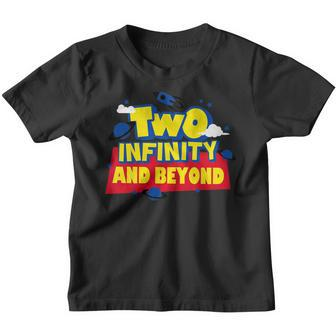 Kids Two Infinity N Beyond 2Nd Birthday Children Toddler Boys Youth T-shirt | Mazezy