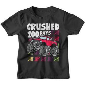 Kindergarten 100 Days Of School Monster Truck Kids V3 Youth T-shirt - Thegiftio UK